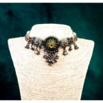 Oxidized Choker Necklace Set for women