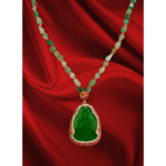 Turkish Jewelry Buddha Green Pendant Drop Necklace