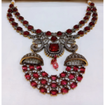 Red Victorian Princes Necklace NKLSET 11