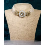 Pearl Kundan choker Necklace set