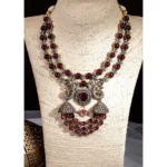 Red Victorian Princes Necklace NKLSET 11