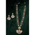 Oxidized silver Long Necklace Set