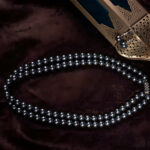 Diana Black Pearl Double Line Set