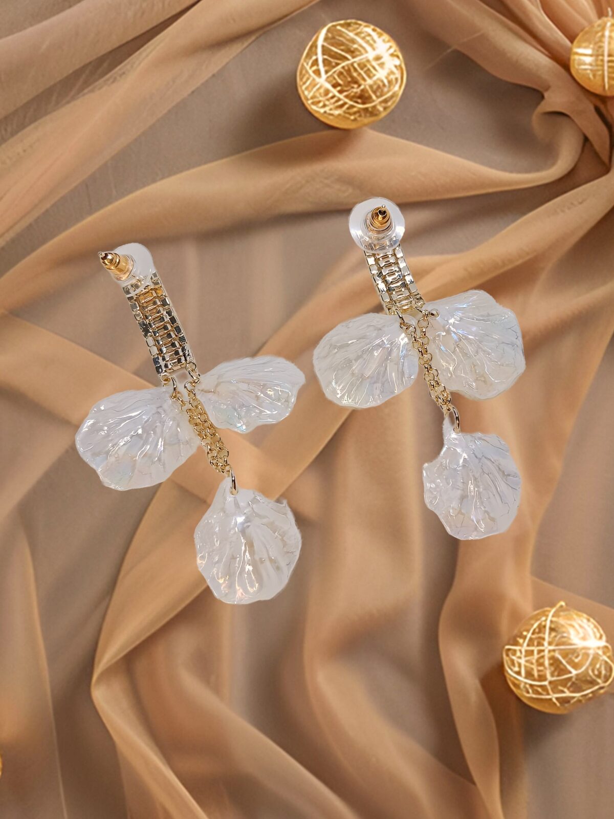 Fashion Statement Flower Trend Alloy Pandent Earring