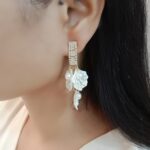 Fashion Statement Flower Trend Alloy Pandent Earring