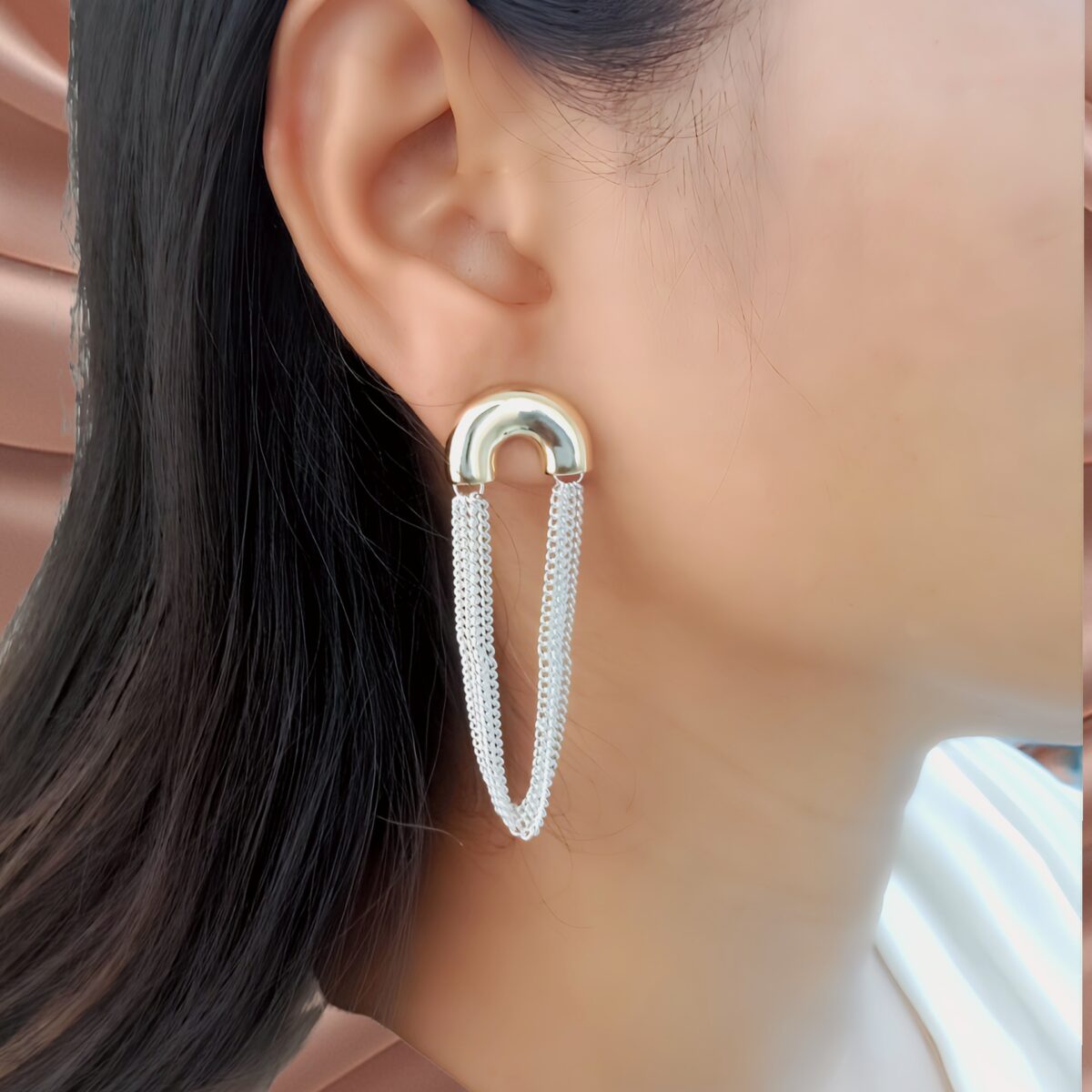 Fashionable Chain Fringe Earring