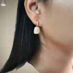 Rhinestone Pearl Alloy Gold Earring