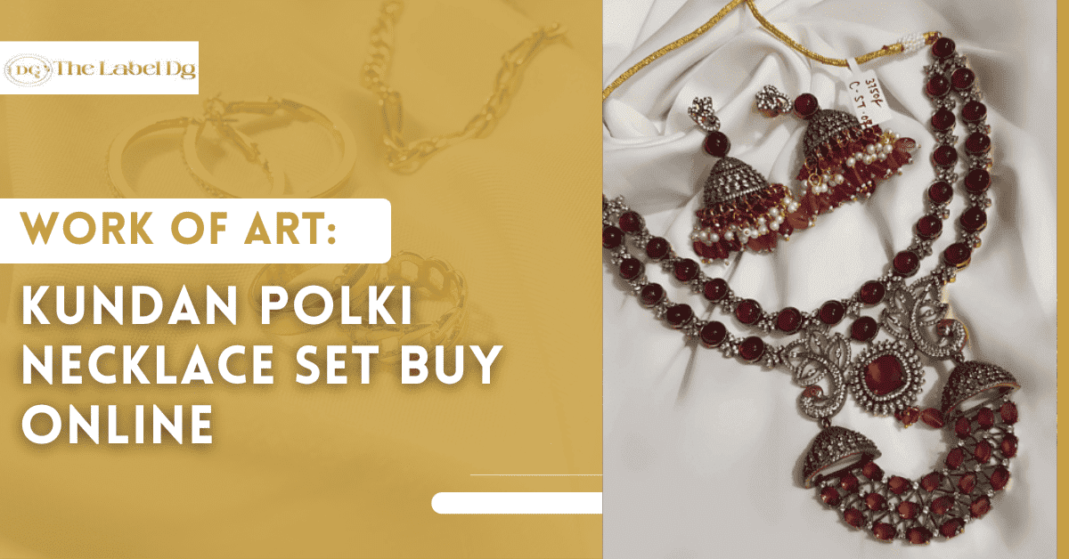 Kundan Polki Necklace Set Online