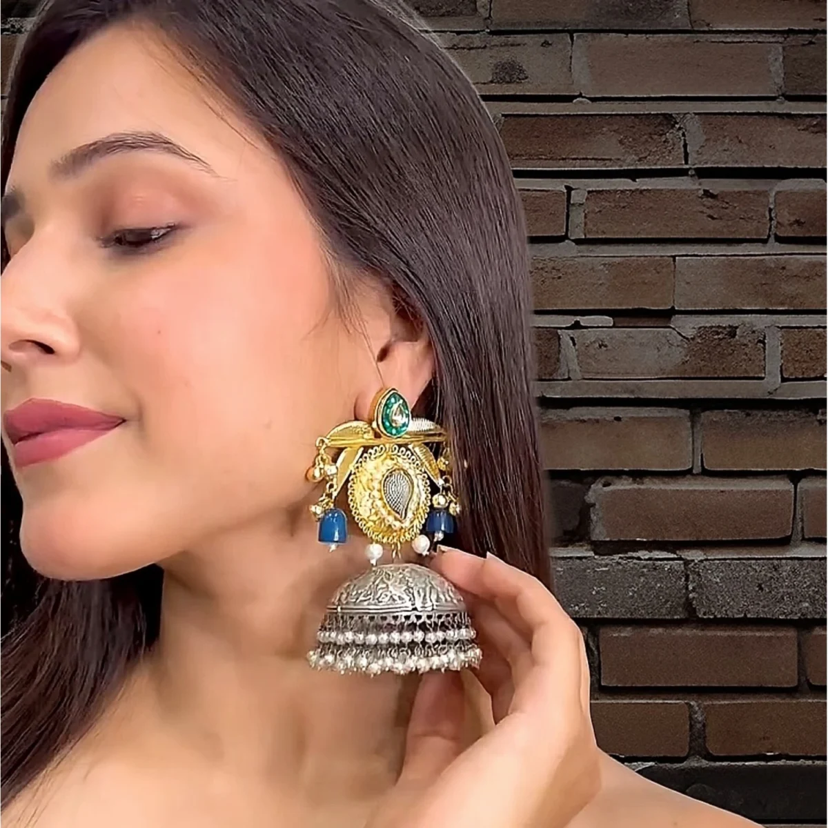 Bibbo Big Festive Jhumka Earring