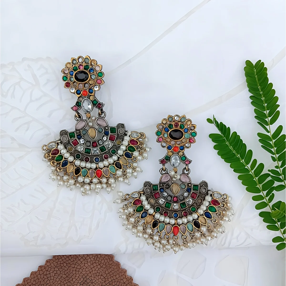 Elegant Navratra Chandbaali Earing