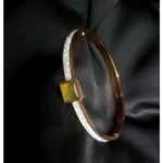 Anti tarnish micro ad sleek bracelet