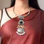 DG German Silver Tribal Fusion Necklace Set