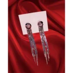 Silver Plated Fringe Fashion Earring