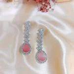 Embellished AD Drop Statement Earring