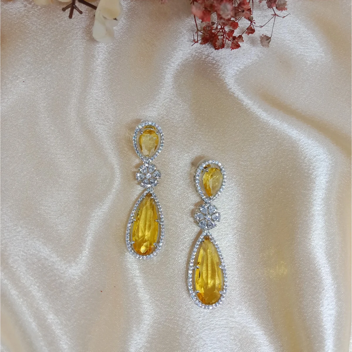 DG Diamond Doublet Stone Earring