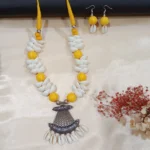 Handmade Artisan Boho Chic Kaudi Beads Necklace Set