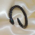 Dainty Black Serpent Bracelet For Women