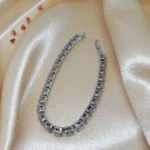 DG Stunning Baguette Diamond Tennis Bracelet