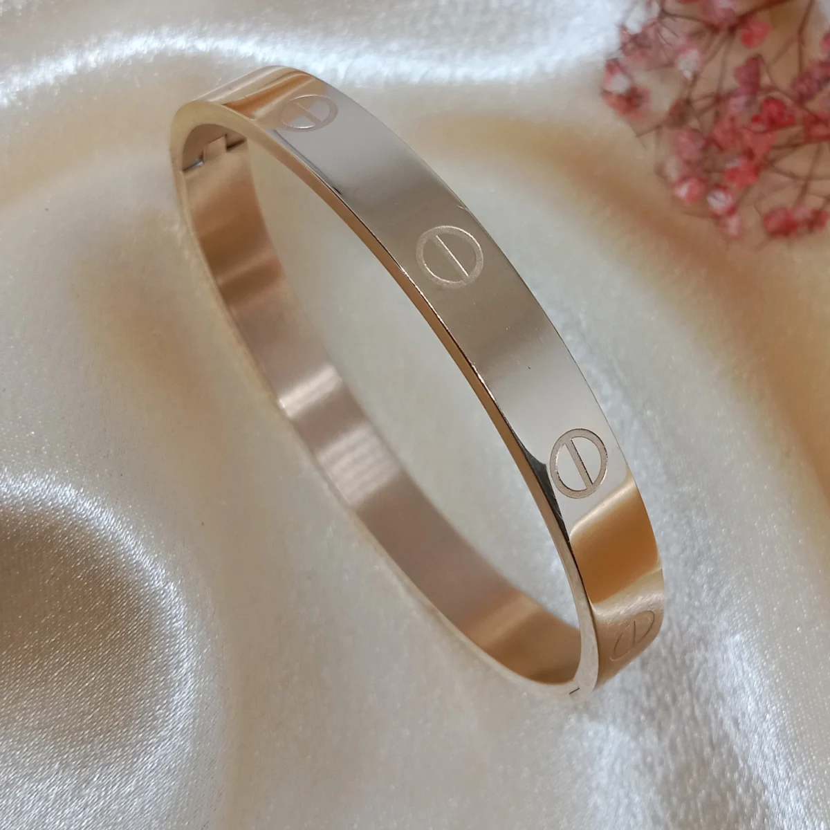 Unisex Brand Rose Gold Plated Bracelet