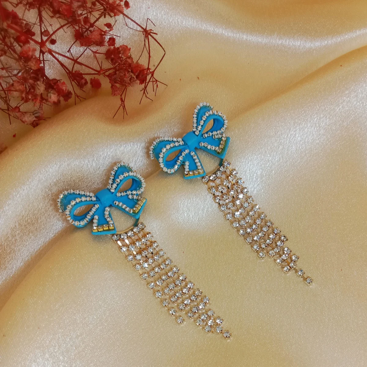 Charming Sky Blue Drop Earring