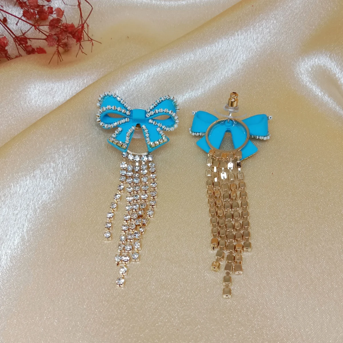 Charming Sky Blue Drop Earring