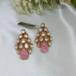 Label DG Bridal Kundan Stud Earring