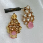 Label DG Bridal Kundan Stud Earring