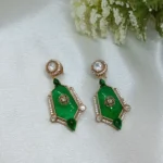 Luxe Kundan Ruby Earring