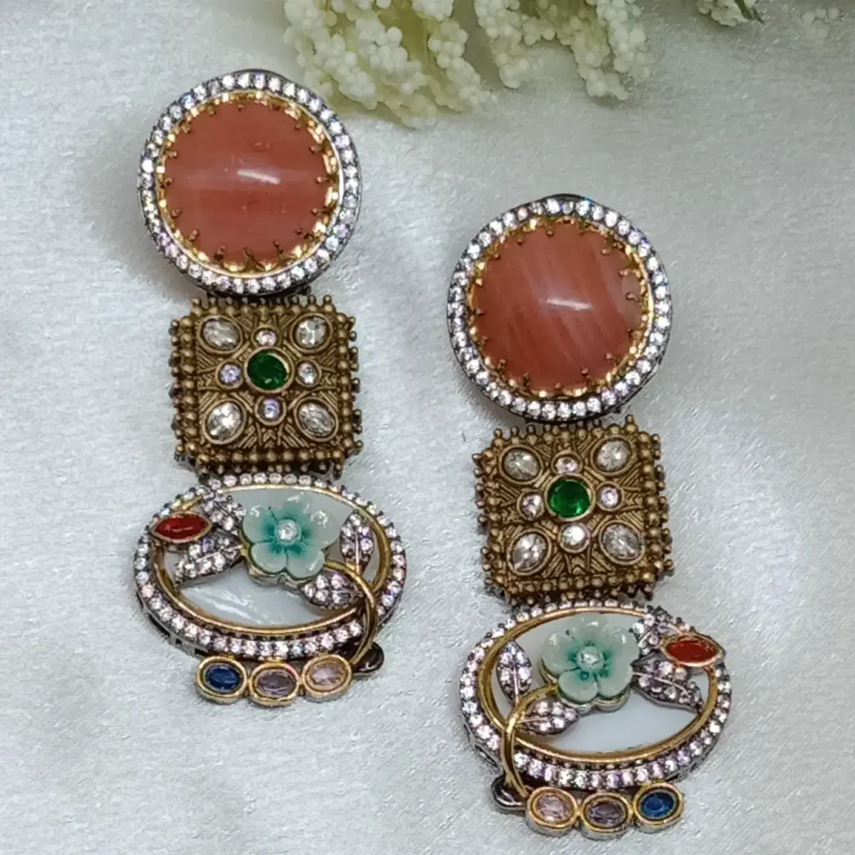 Celebrity Kundan Designer Earrings