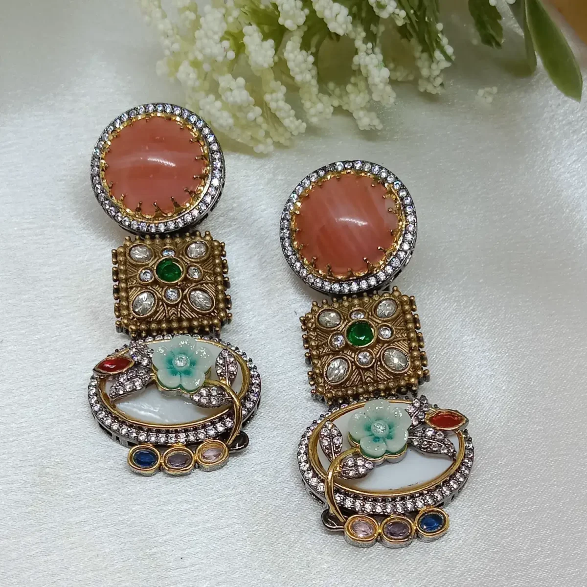 Celebrity Kundan Designer Earrings