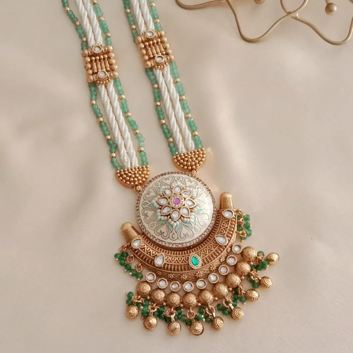 Luxe Semi Bridal Necklace Set