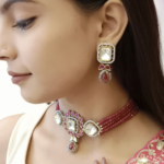 Ruhaniyaa Ruby Kundan Choker Set – The Label – DG