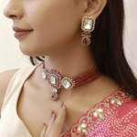 Ruhaniyaa Ruby Kundan Choker Set – The Label – DG